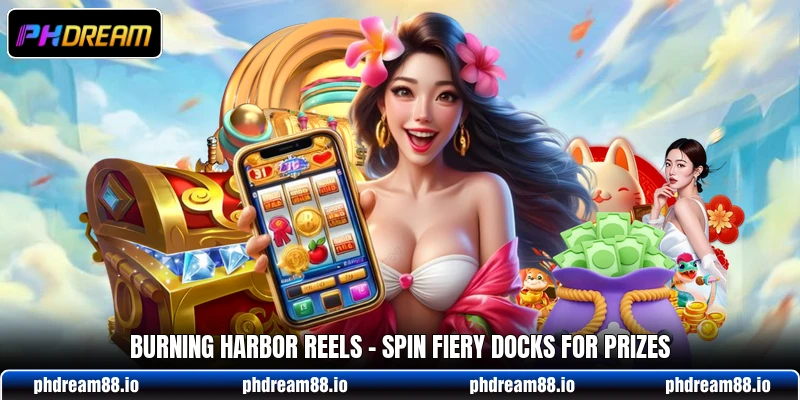 Burning Harbor Reels - Spin Fiery Docks For Prizes 3 Burning Harbor Reels - Spin Fiery Docks For Prizes