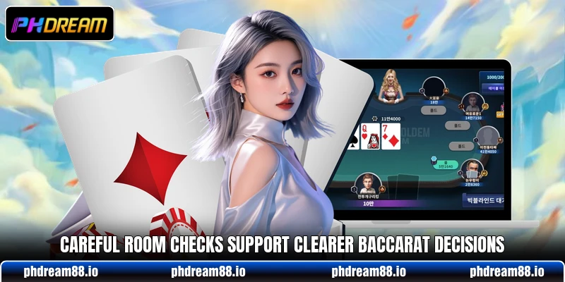 Careful room checks support clearer baccarat decisions
