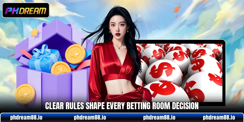 Clear rules shape every betting room decision Clear rules shape every betting room decision