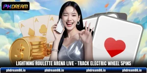 Lightning Roulette Arena Live - Track Electric Wheel Spins
