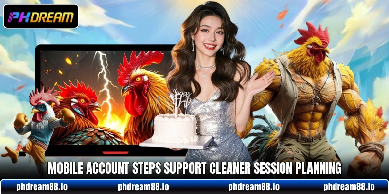 Mobile account steps support cleaner session planning Mobile account steps support cleaner session planning