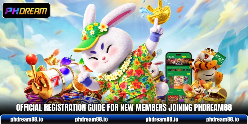 Official registration guide for new members joining PHDream88