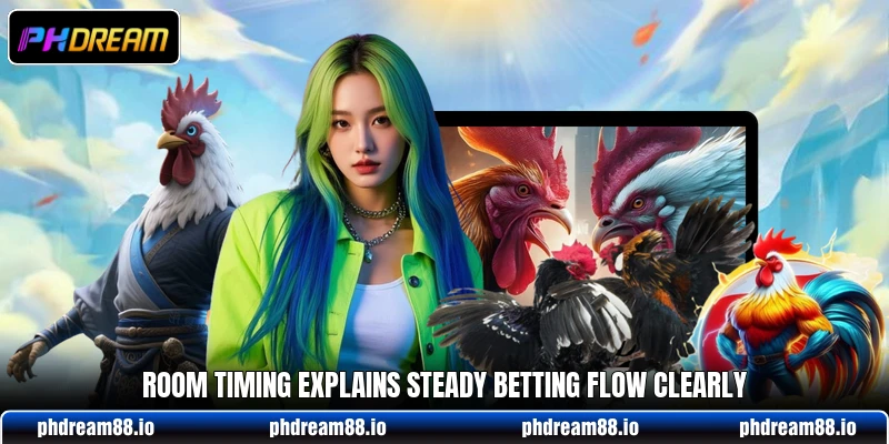 Room timing explains steady betting flow clearly Room timing explains steady betting flow clearly
