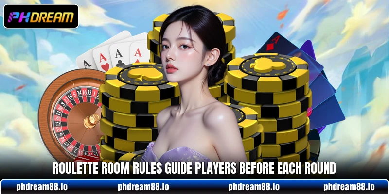 Roulette room rules guide players before each round