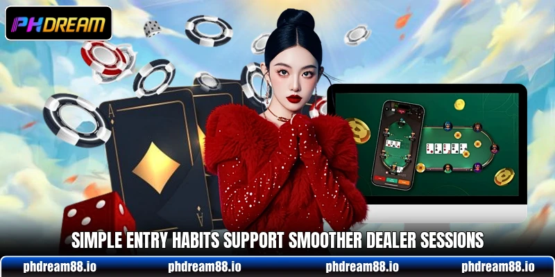 Simple entry habits support smoother dealer sessions Simple entry habits support smoother dealer sessions