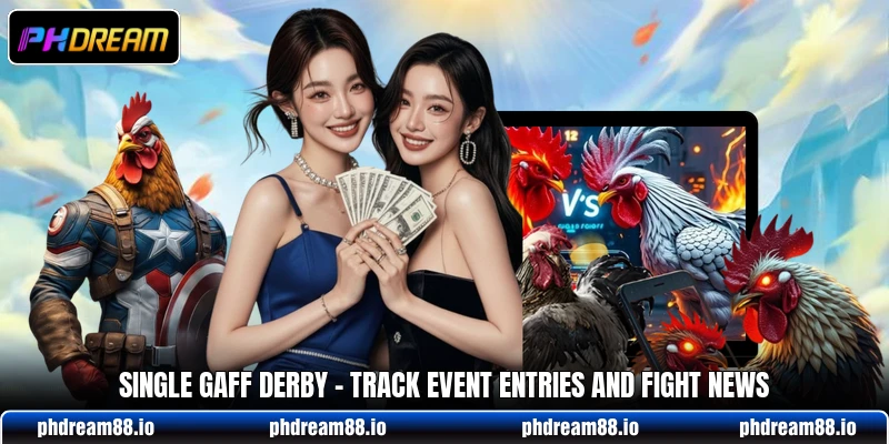 Single Gaff Derby - Track Event Entries And Fight News