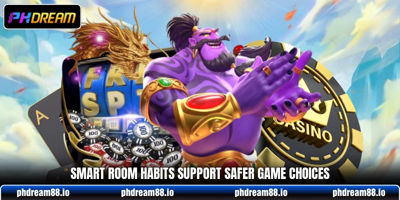 Smart room habits support safer game choices Smart room habits support safer game choices