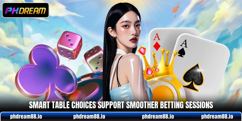 Smart table choices support smoother betting sessions Smart table choices support smoother betting sessions